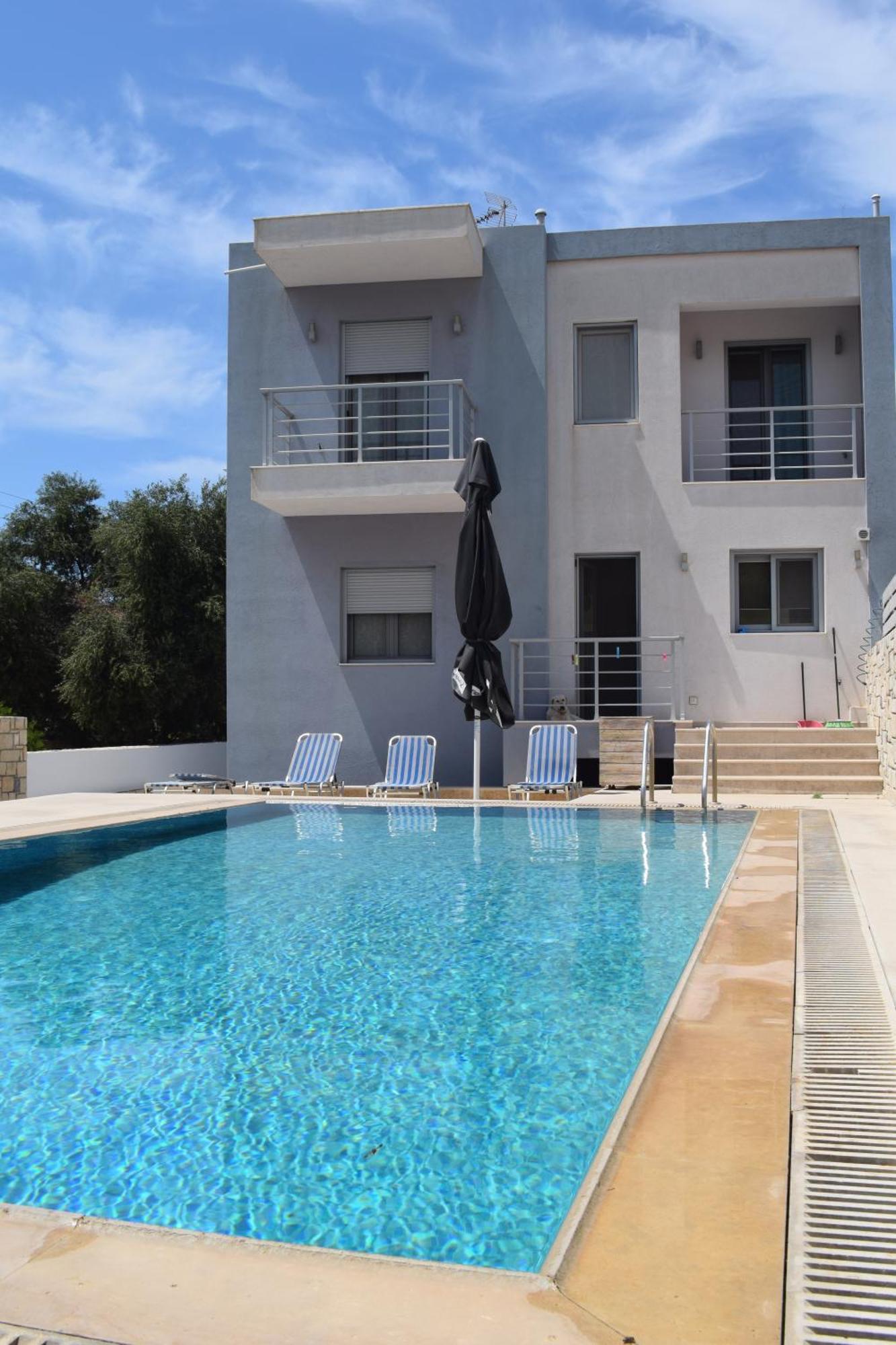 Aquarock Villa With Private Pool Prassas Luaran gambar