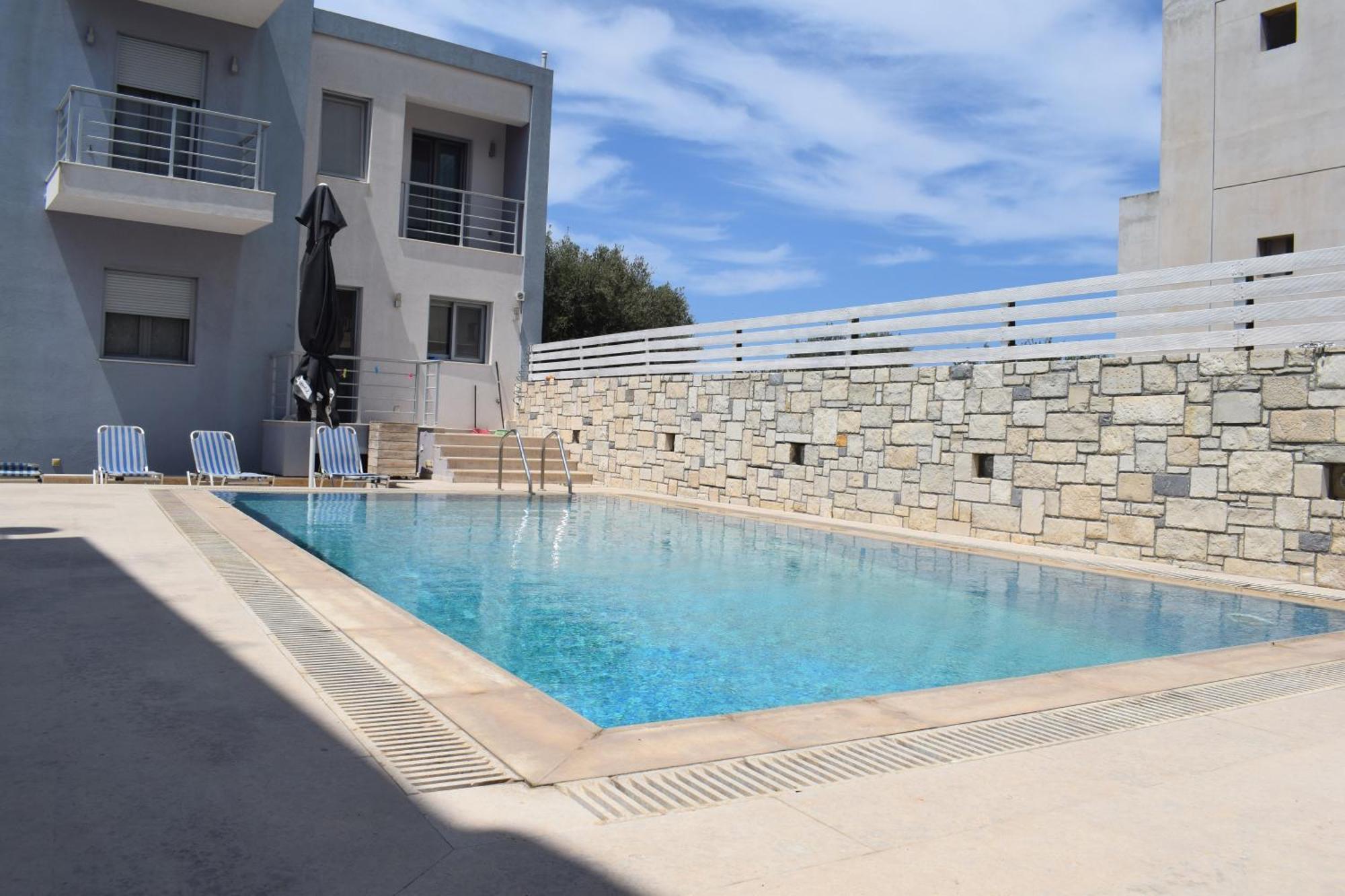 Aquarock Villa With Private Pool Prassas Luaran gambar
