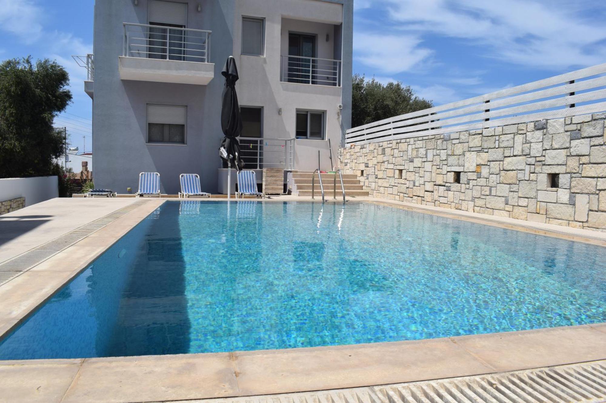 Aquarock Villa With Private Pool Prassas Luaran gambar