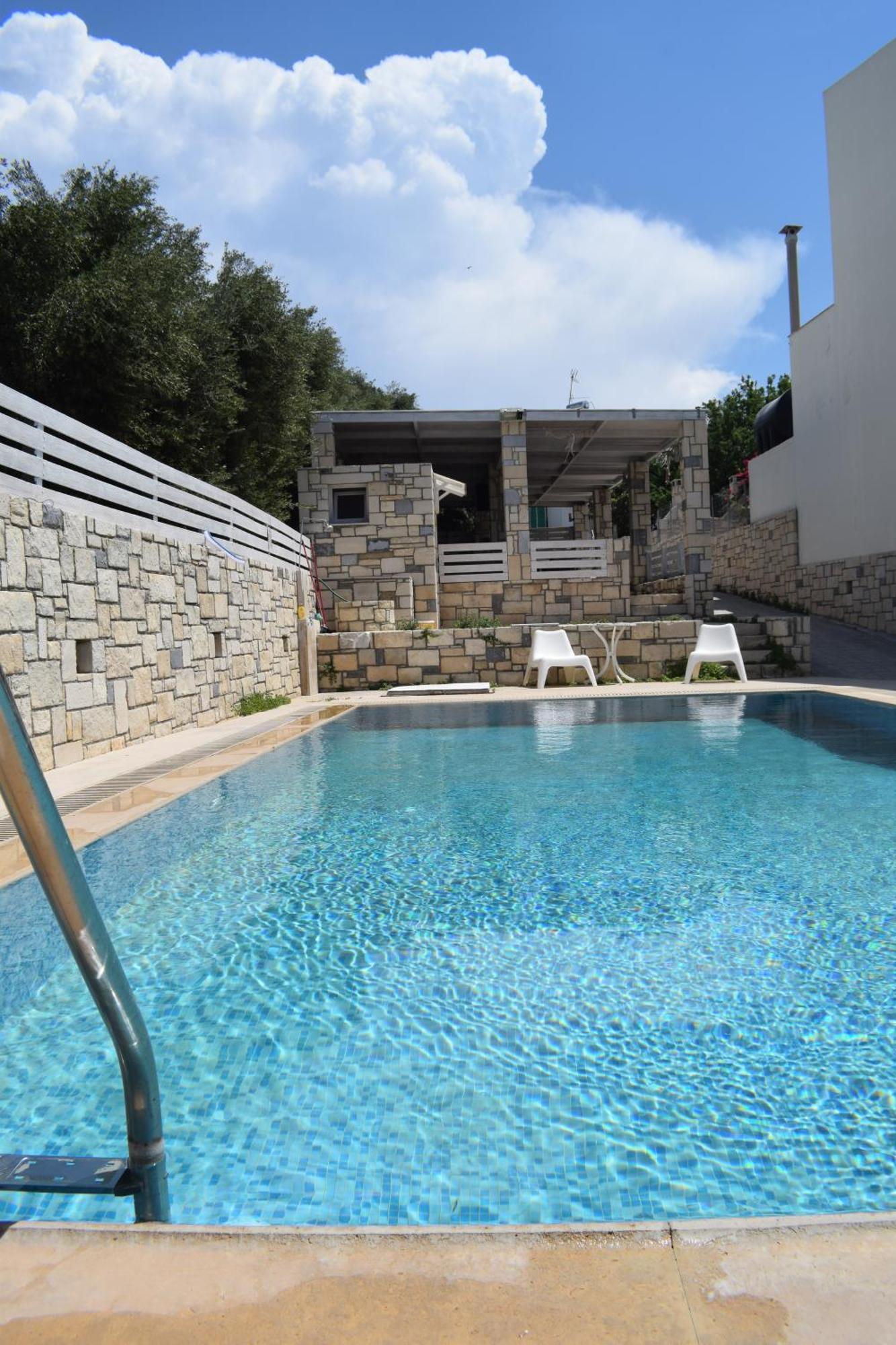 Aquarock Villa With Private Pool Prassas Luaran gambar